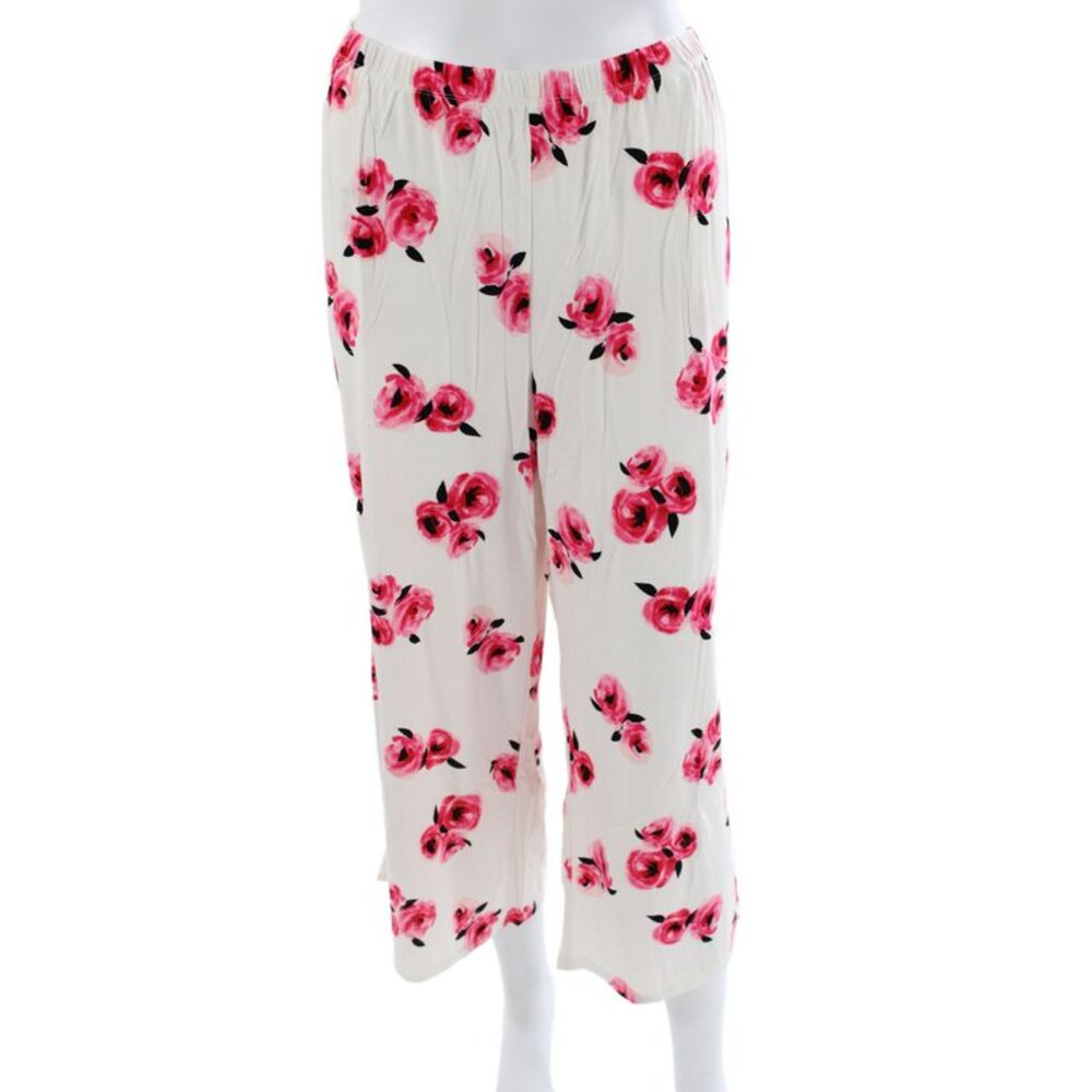 Kate Spade Women's Button Down Floral Two Piece Pajama Set Size XL - Picture 5 of 9